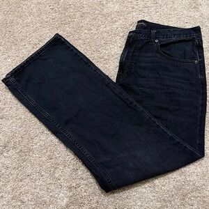 Y2K Vintage Banana Republic Bootcut Jeans | Dark Blue Wash | 36x32
